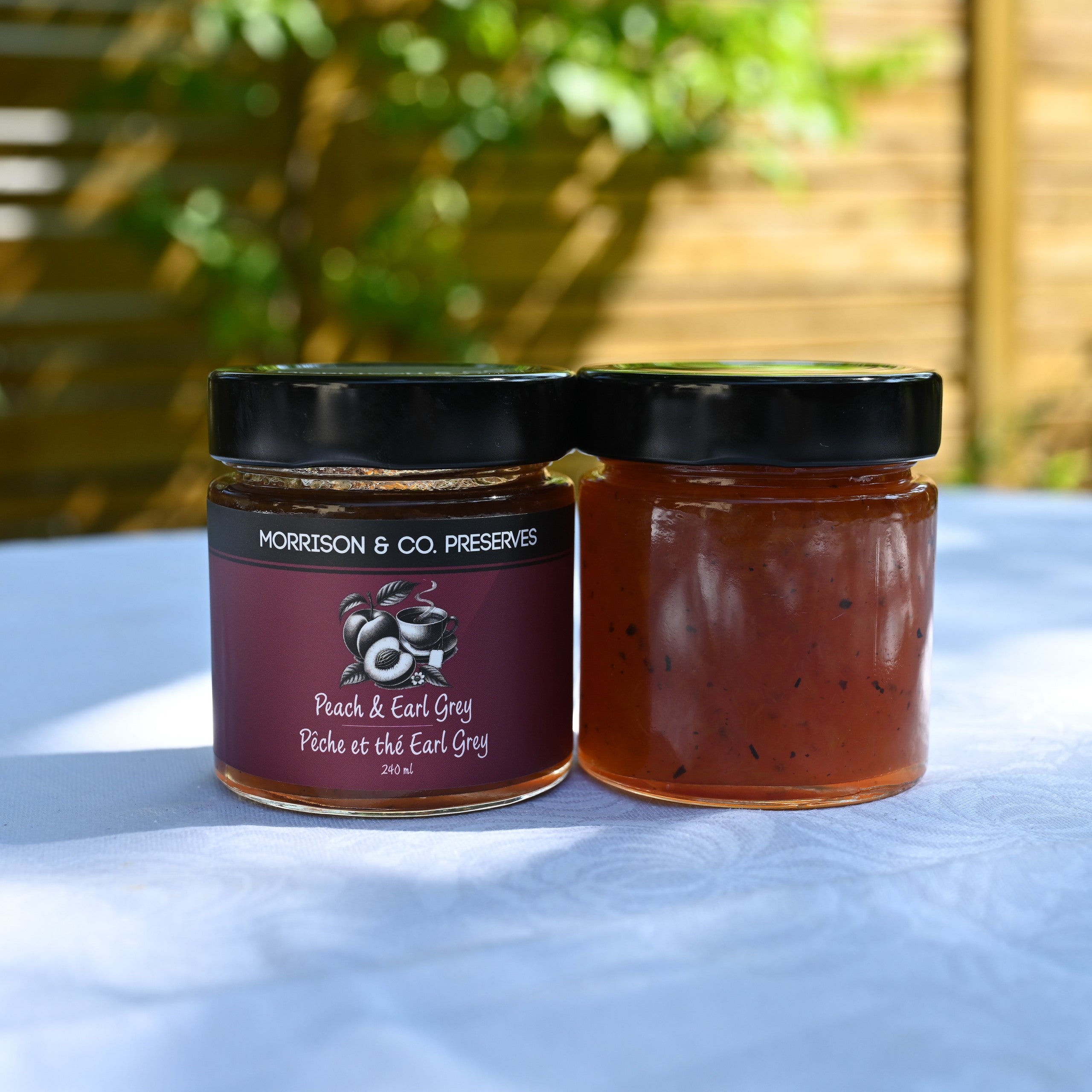 Peach & Earl Grey Jam - Morrison & Co.