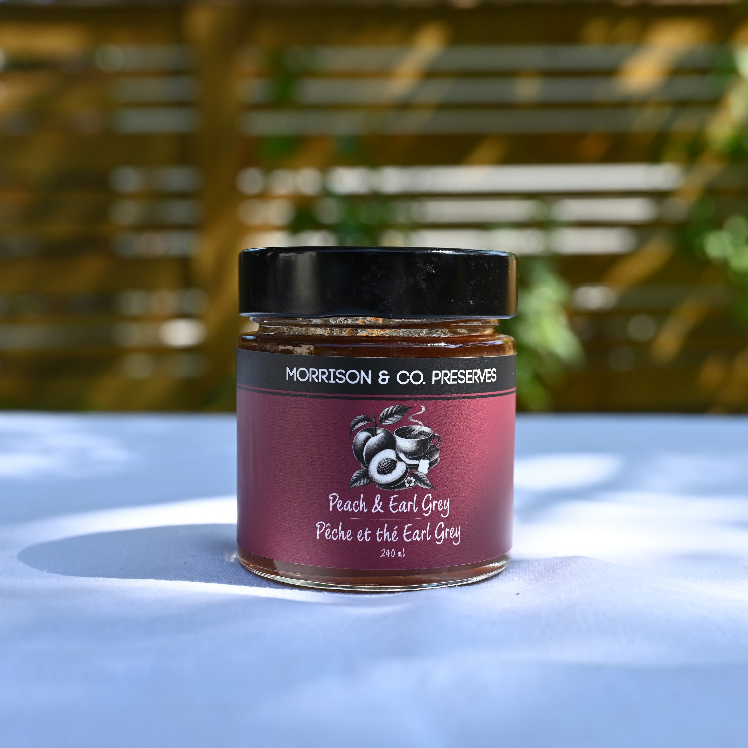 Peach & Earl Grey Jam - Morrison & Co.