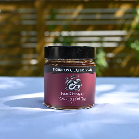 Peach & Earl Grey Jam - Morrison & Co.