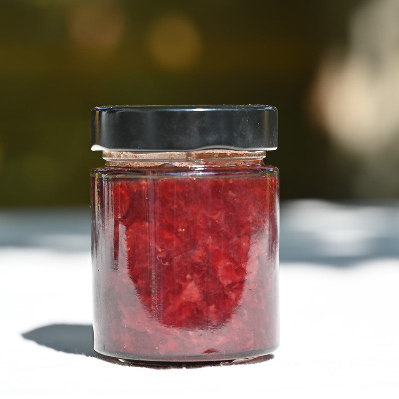 One jar of strawberry and tequila jam
