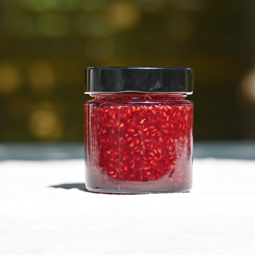 One jar of raspberry jam