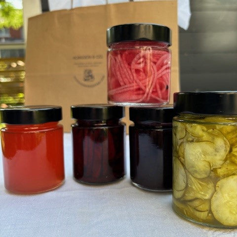 Five products that are part of the Charcuterie Collection